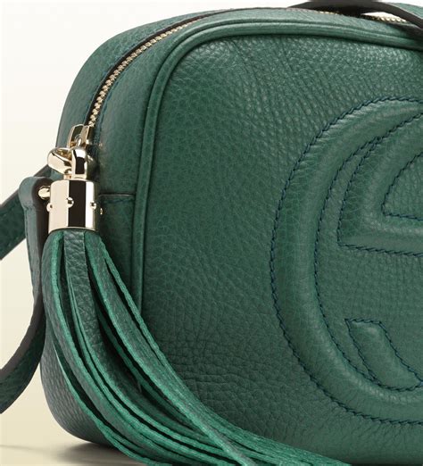 gucci disco bag green|Gucci soho disco discount.